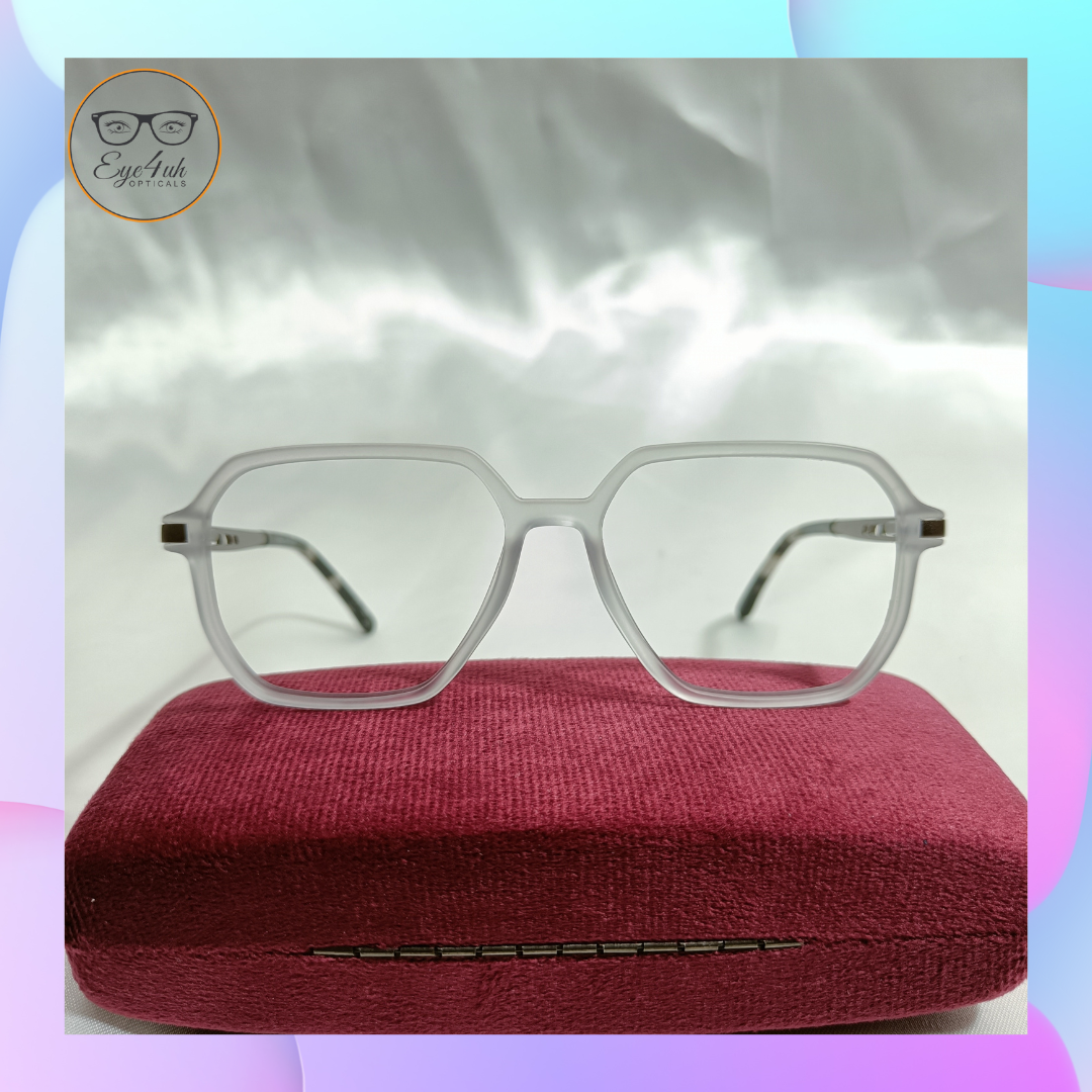 Eye4uh Matte White Eyewears