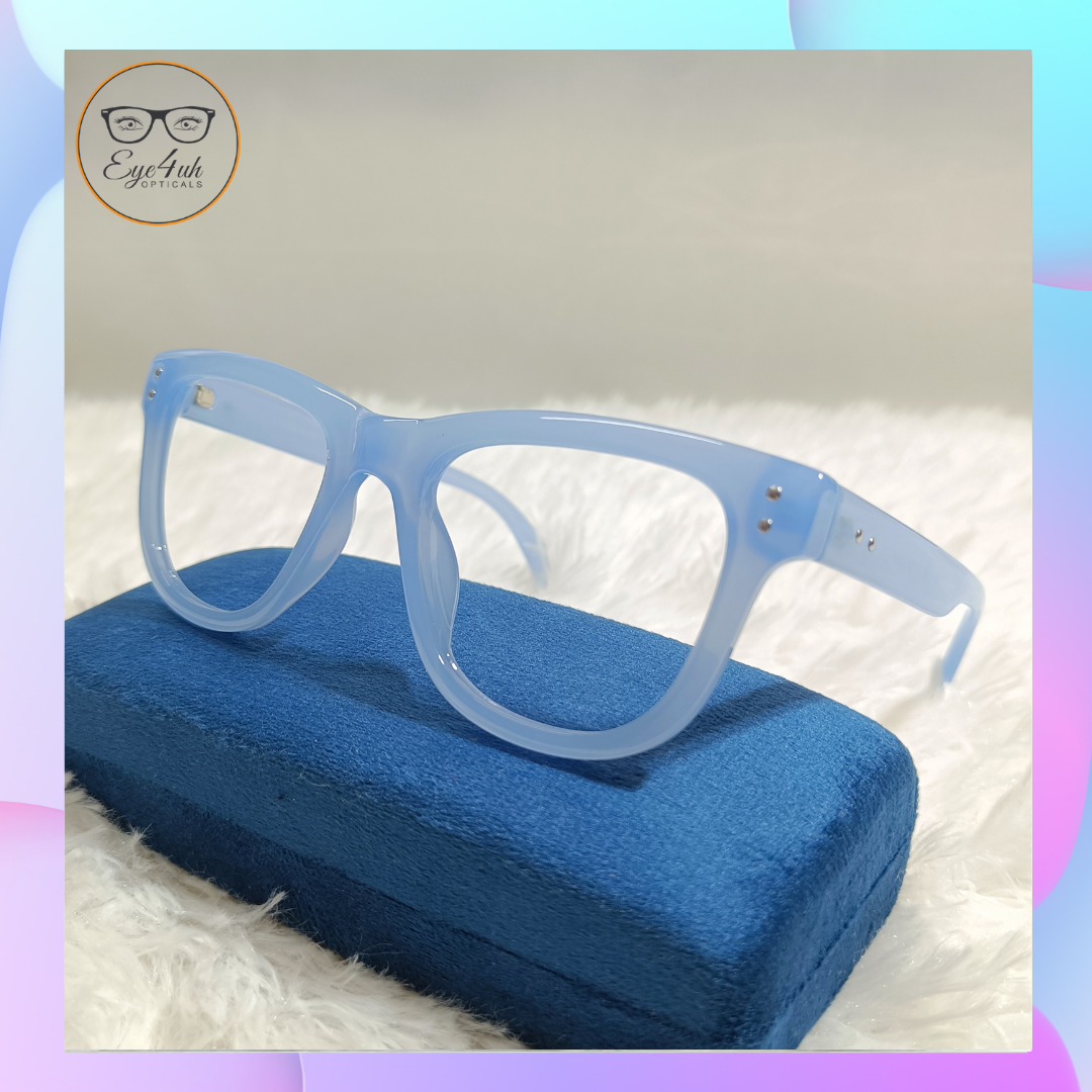 Eye4uh Sky blue wayfarer style Eyewear