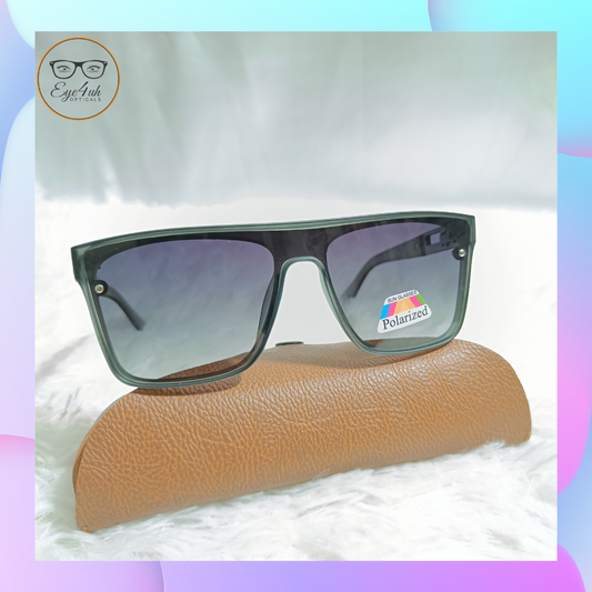 Eye4uh Gray Single Bar Polarized Sunglass