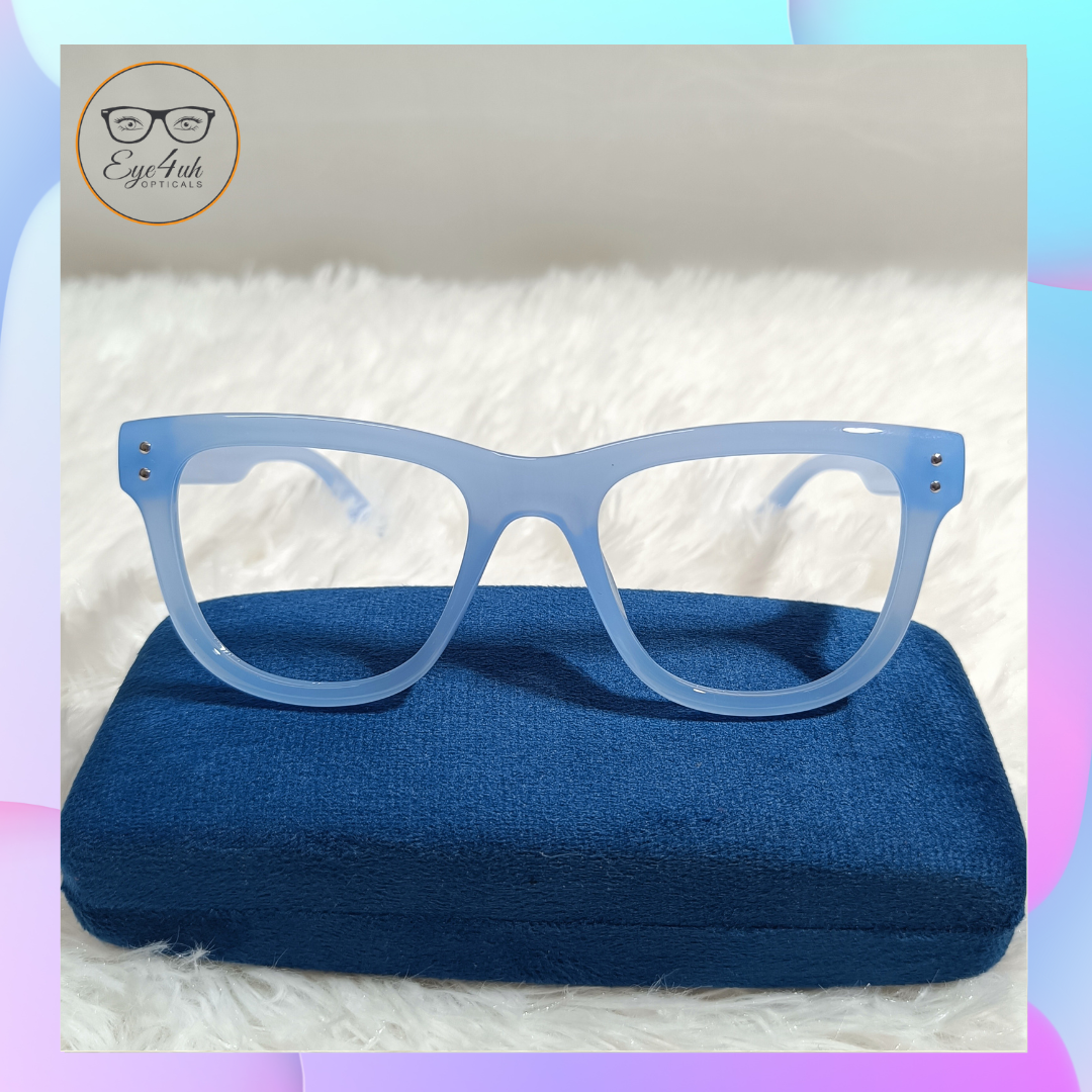 Eye4uh Sky blue wayfarer style Eyewear