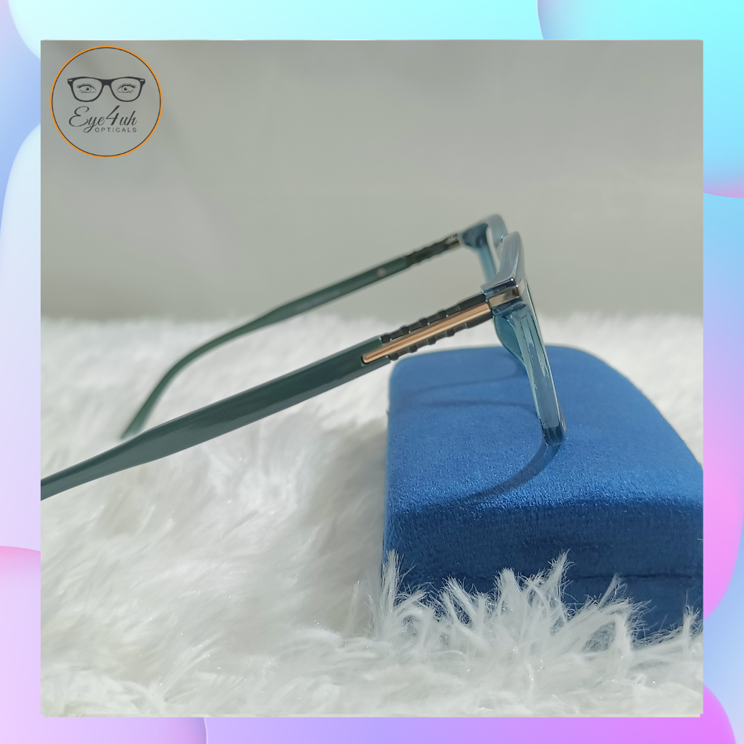 Eye4uh Blue unisex Eyewear