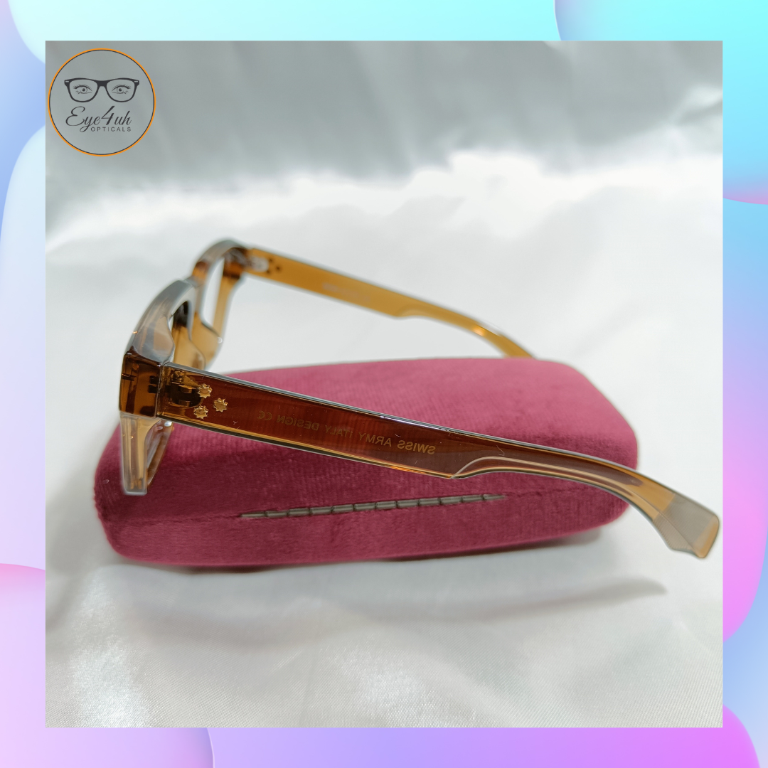 Eye4uh Glossy Brown Eyewear