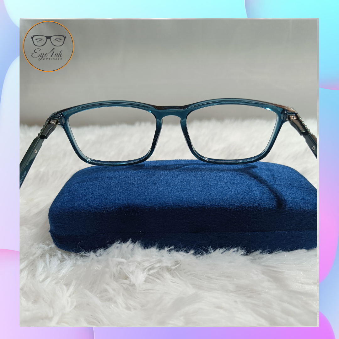 Eye4uh Blue unisex Eyewear